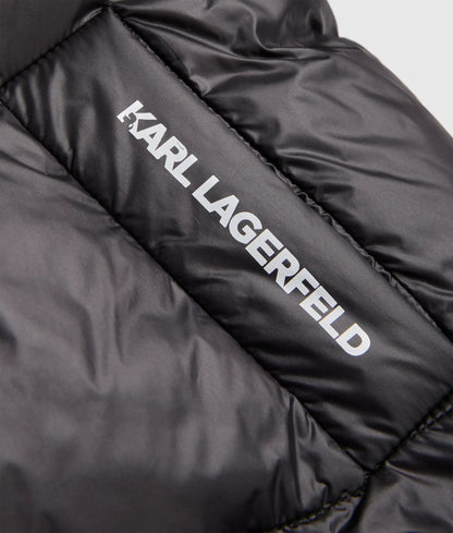 Girls long puffer jacket