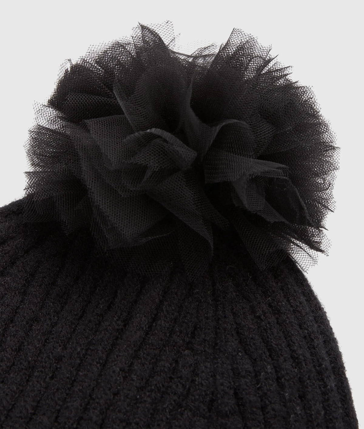 Girls Ikon Choupette pom-pom beanie