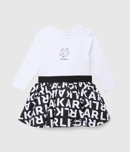 Girls all-over-print Ikon dress
