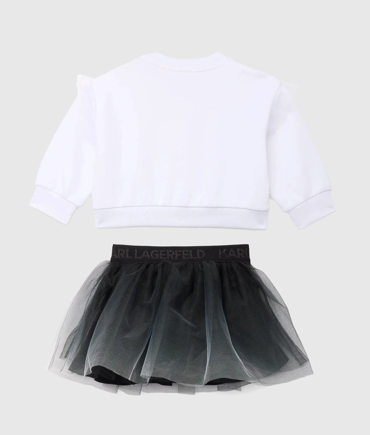 Girls skirt and sweatshirt set