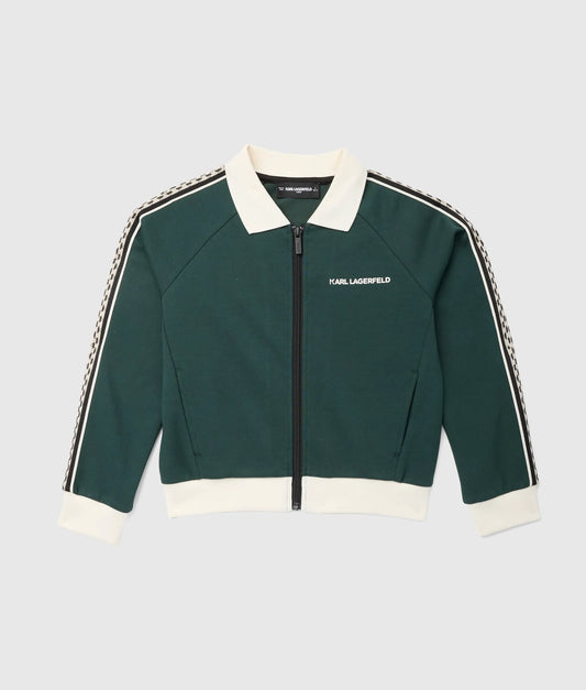 Boys sporty zip-up sweatshirt