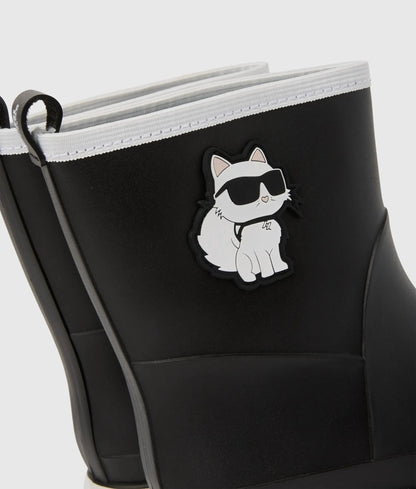 Girls Ikon Karl and Choupette rain boots