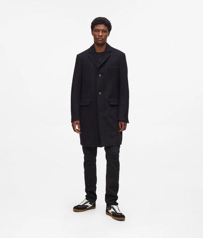Wool-blend coat