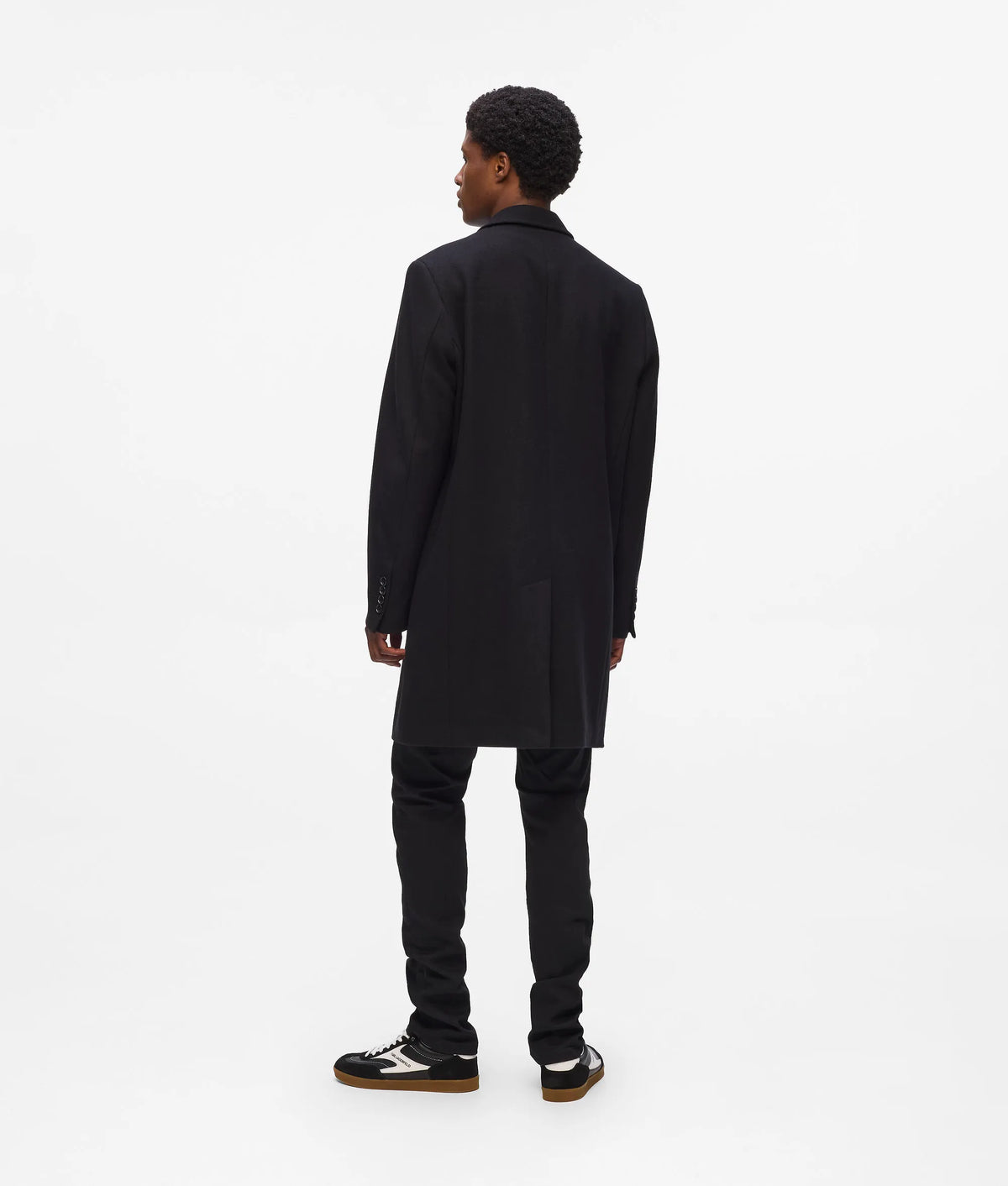 Wool-blend coat