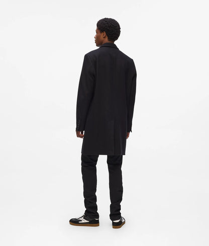 Wool-blend coat