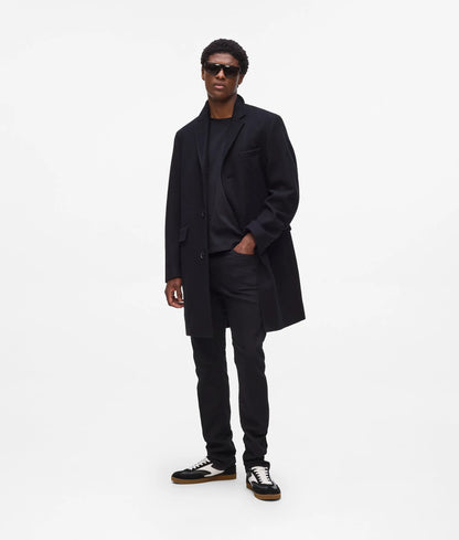 Wool-blend coat