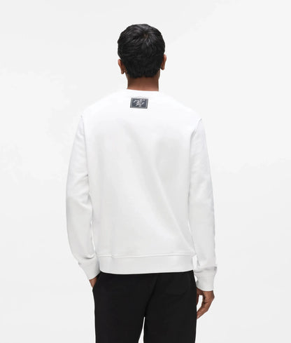 From Paris with Love patch sweatshirt