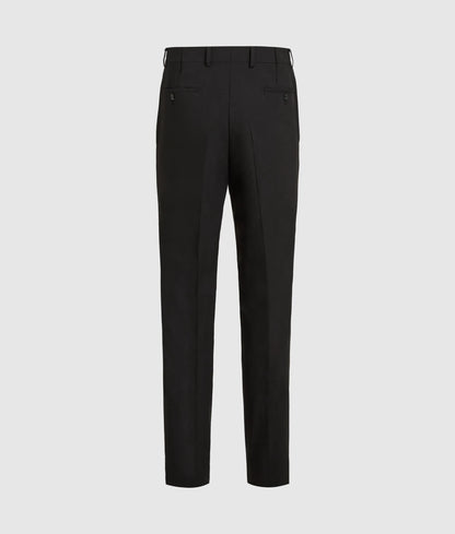 Faux-leather detail pants