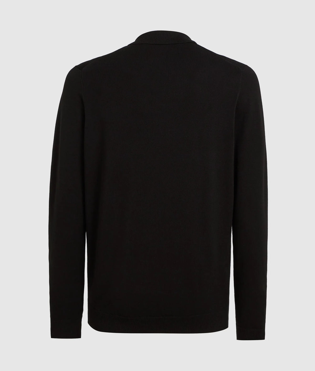 Zip-up polo shirt