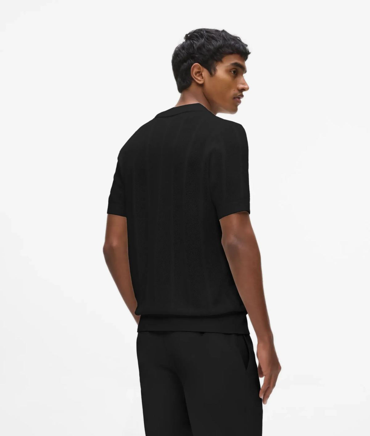 Short‑sleeved knit shirt