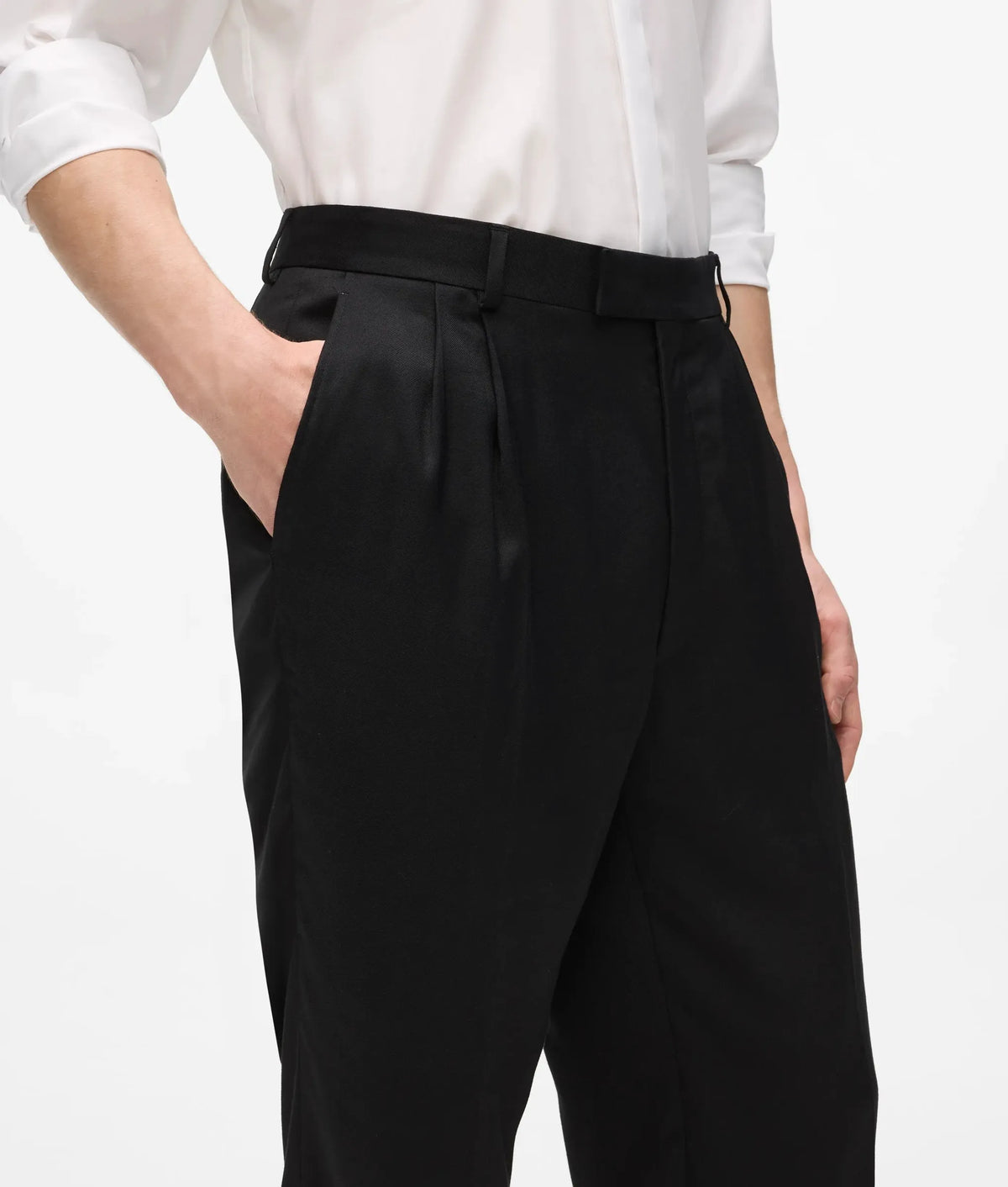 KL Studio double-pleat suit pants