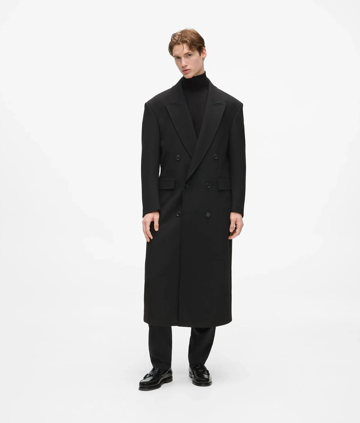 KL Studio longline wool coat