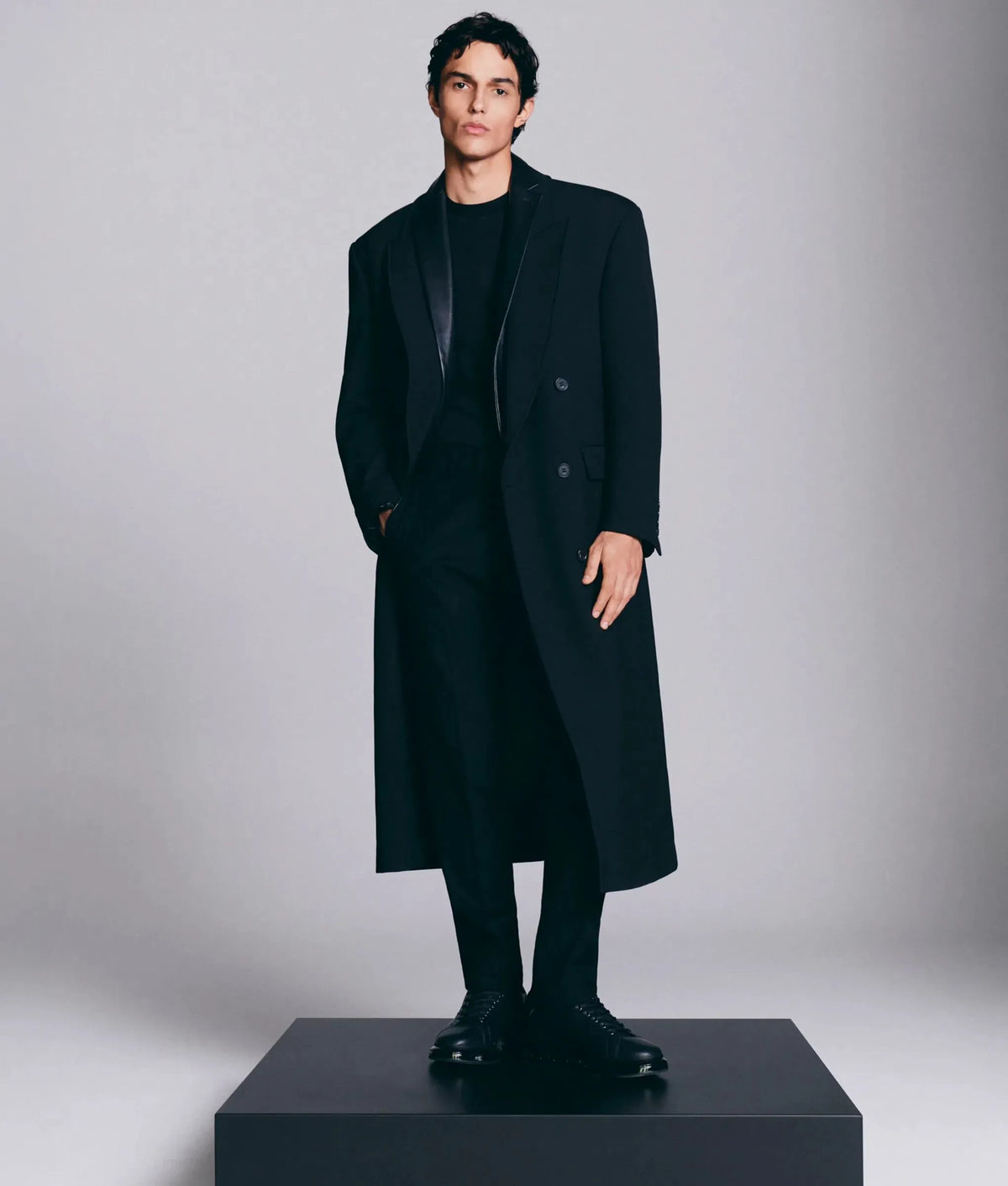 KL Studio longline wool coat