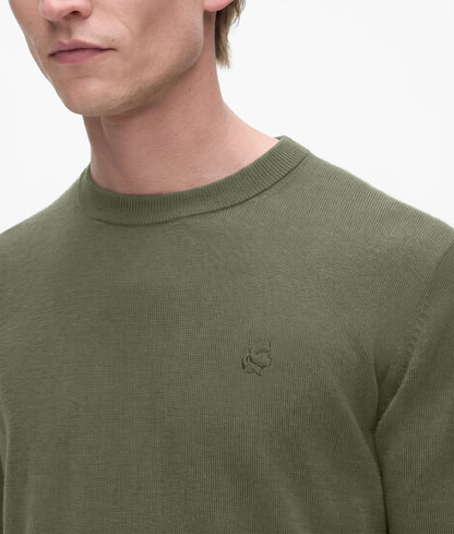 Wool crew neck sweater