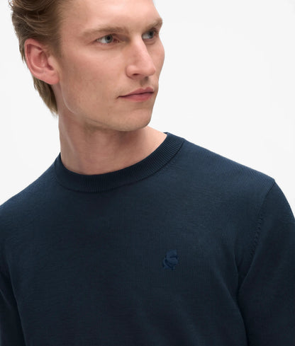 Wool crew neck sweater