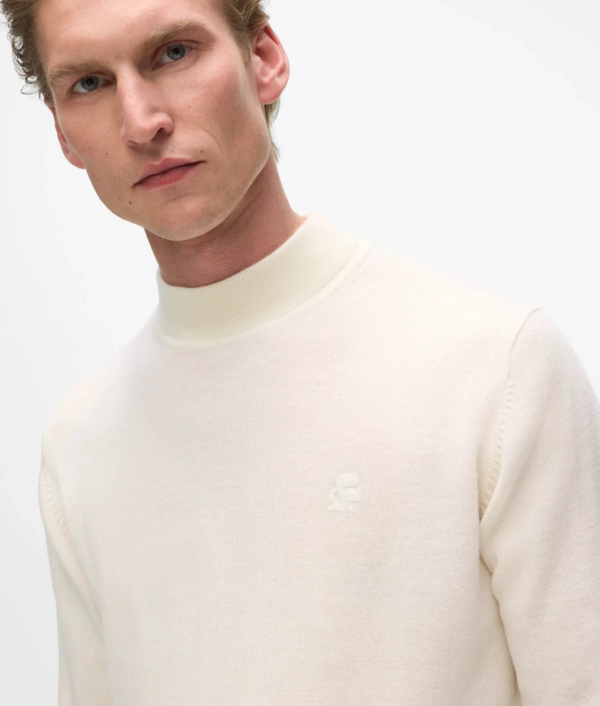 Wool turtleneck sweater