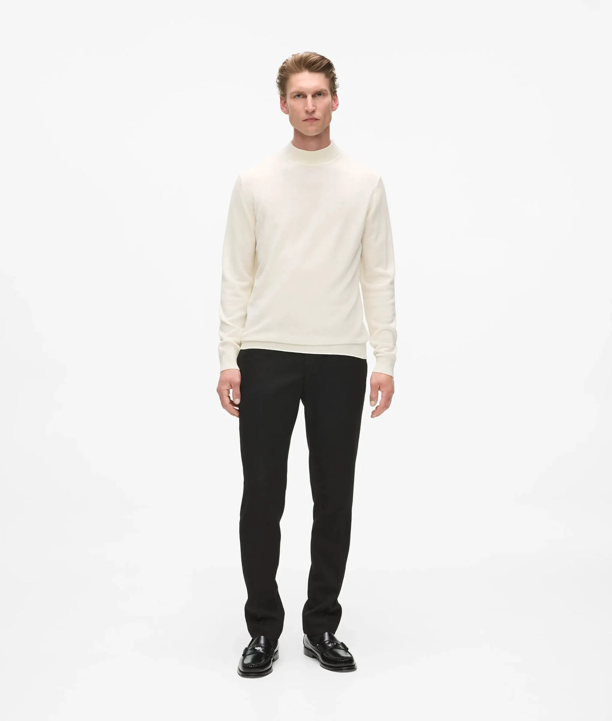 Wool turtleneck sweater