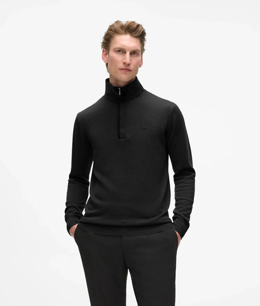 Wool half-zip sweater