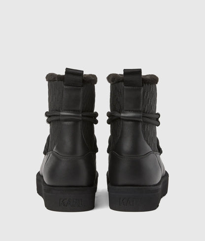Thermo lace-detail boots