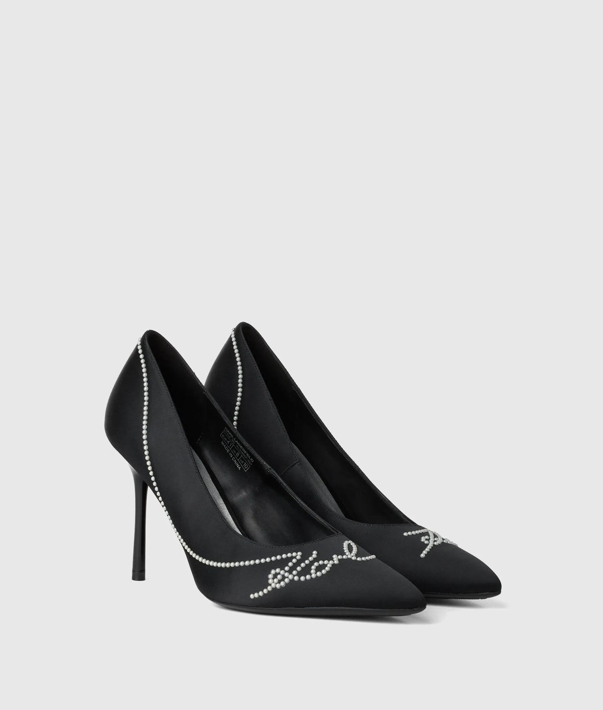 Sarabande faux-pearl heels