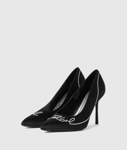 Sarabande faux-pearl heels