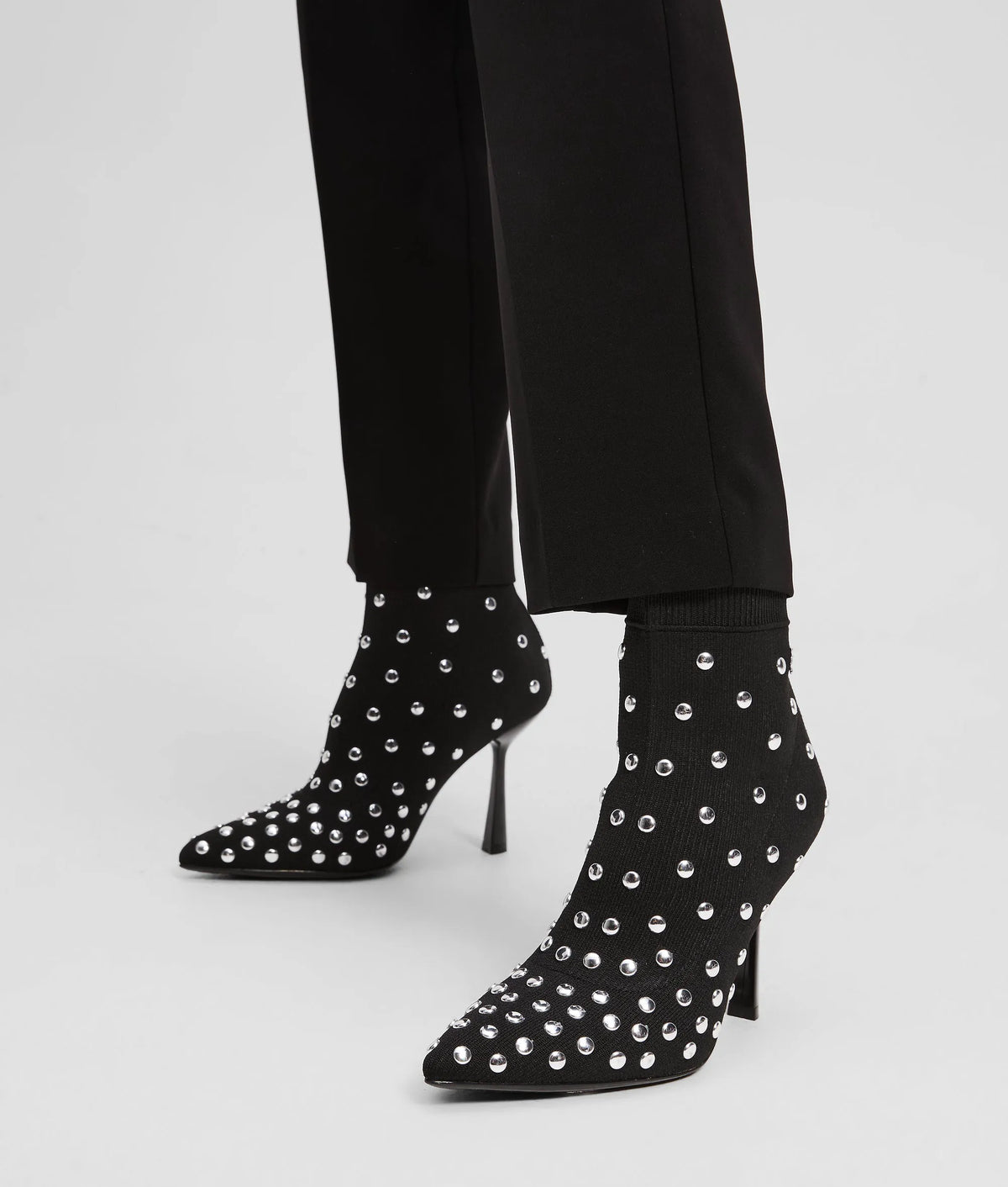 Pandara knitted studded boots