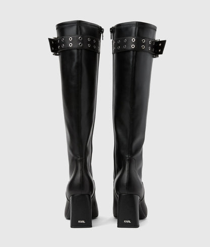 Kati knee-high buckle boots